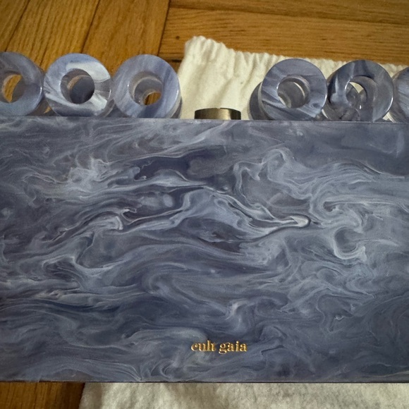 Cult Gaia Harlow Clutch in Slate - Picture 3 of 6